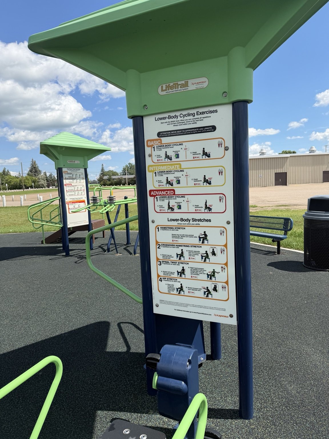 Outdoor LifeTrail fitness equipment designed for adults 50 and older